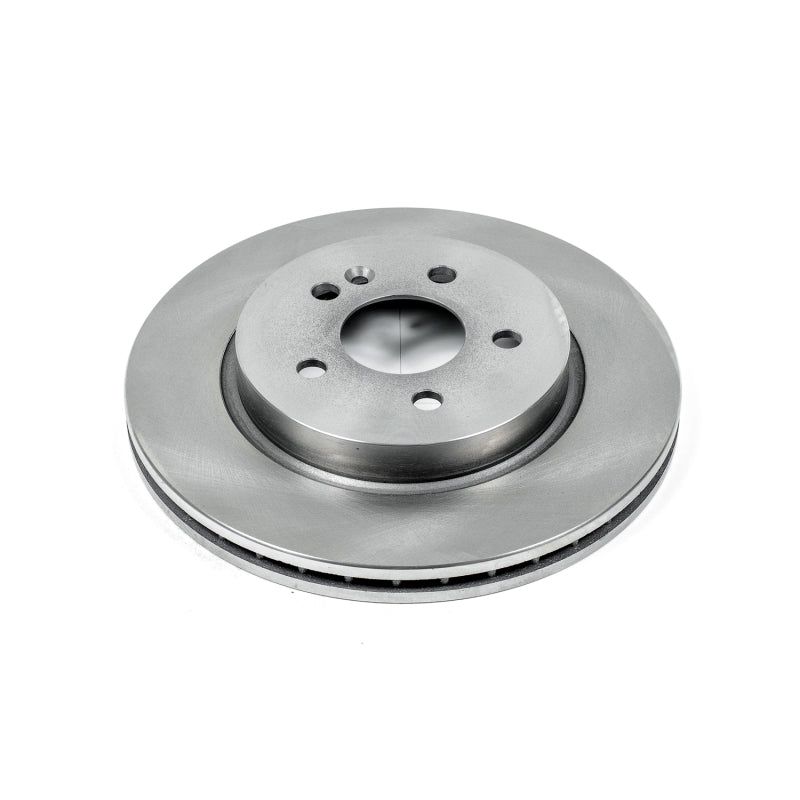 PowerStop OE front brake rotor for Mercedes-Benz ML320 1998-2003, automotive part with ventilated design.