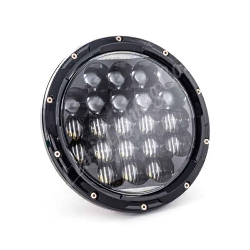 Letric Lighting 7in LED Aggressive Headlight Black