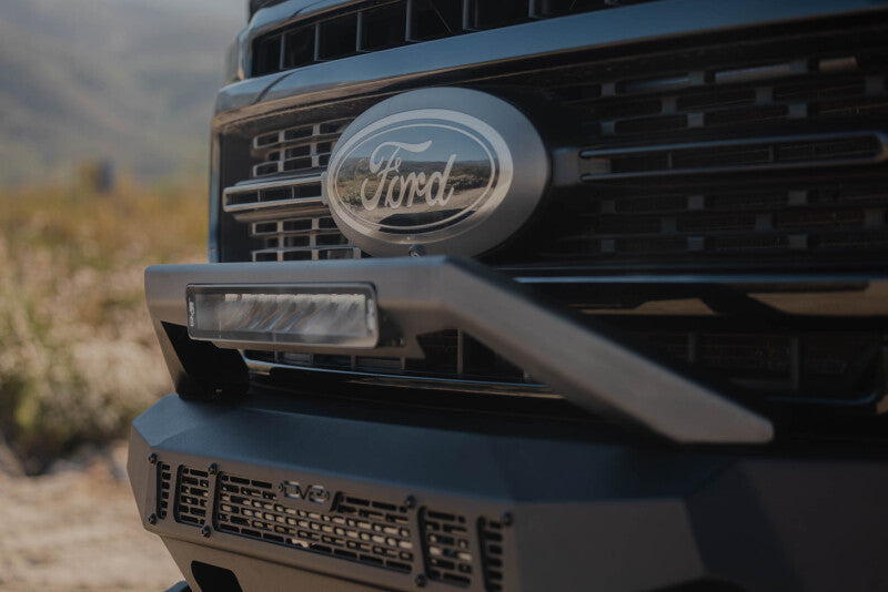 Steel front bumper for Ford Super Duty F-250/F-350, DV8 Offroad Spec Series off-road bumper with rugged design