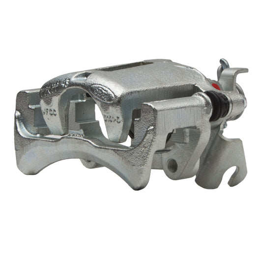 Silver zinc coated DFC Ford Mustang rear brake caliper, OE style, premium quality, designed for 2005-2014 models.