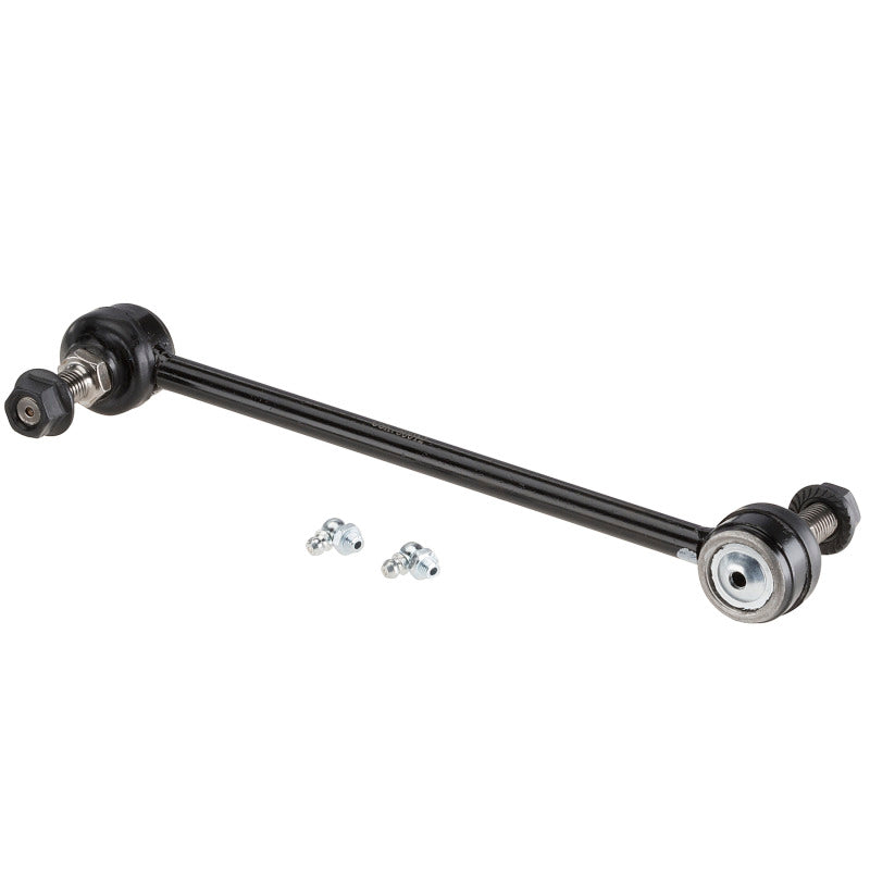 Moog Chevrolet Cobalt front sway bar endlink kit showing metal links with bushings for suspension stability.