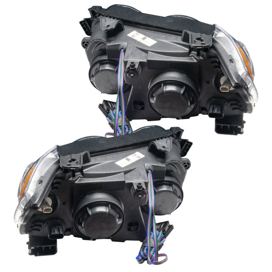 Oracle Chevrolet Sonic 12-15 pre-assembled SMD headlights in white, featuring modern LED daytime running lights.
