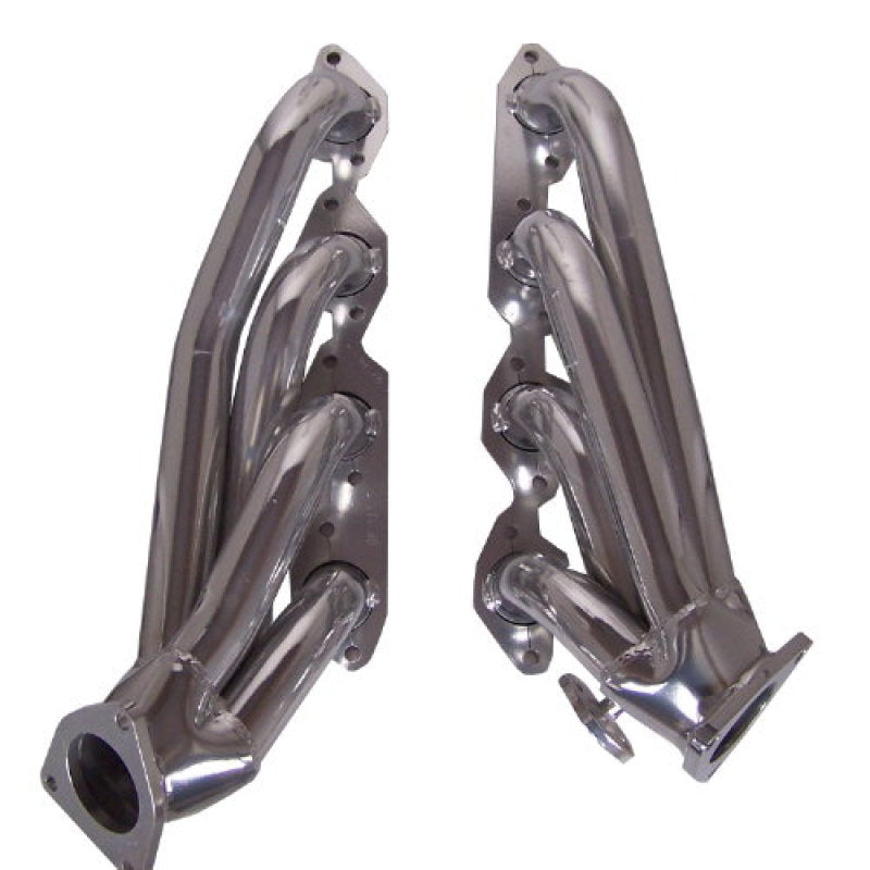 Gibson Chevrolet Silverado 3500 8.1L ceramic-coated performance header, 1-3/4 inch 16 gauge headers for improved exhaust flow.