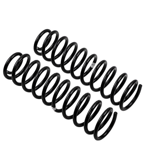 Old Man Emu 18-20 Jeep Wrangler JL coilover springs front set with 2-inch lift, durable coil springs for off-road performance.