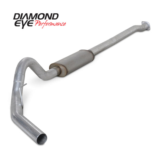 Diamond Eye Performance Catback exhaust for Ford F150 3.5L EcoBoost, 3 1/2 inch single gas outlet, fitting 2011-2013 models