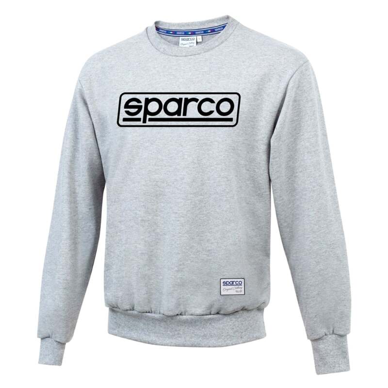 Sparco Sweatshirt Frame MED Gry, men's gray sweatshirt with sporty design and comfortable fit, featuring Sparco branding.