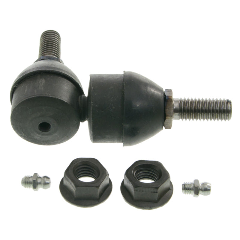 Moog Hyundai Excel 90-94 sway bar endlinks kit showing metal links with mounting points on a plain background.