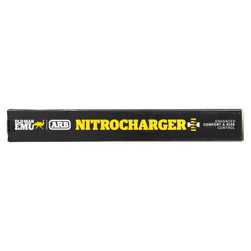 Old Man Emu ARB Nitrocharger Plus rear shock absorber for Toyota Land Cruiser 70 Series, showing the durable shock body and mounting components.