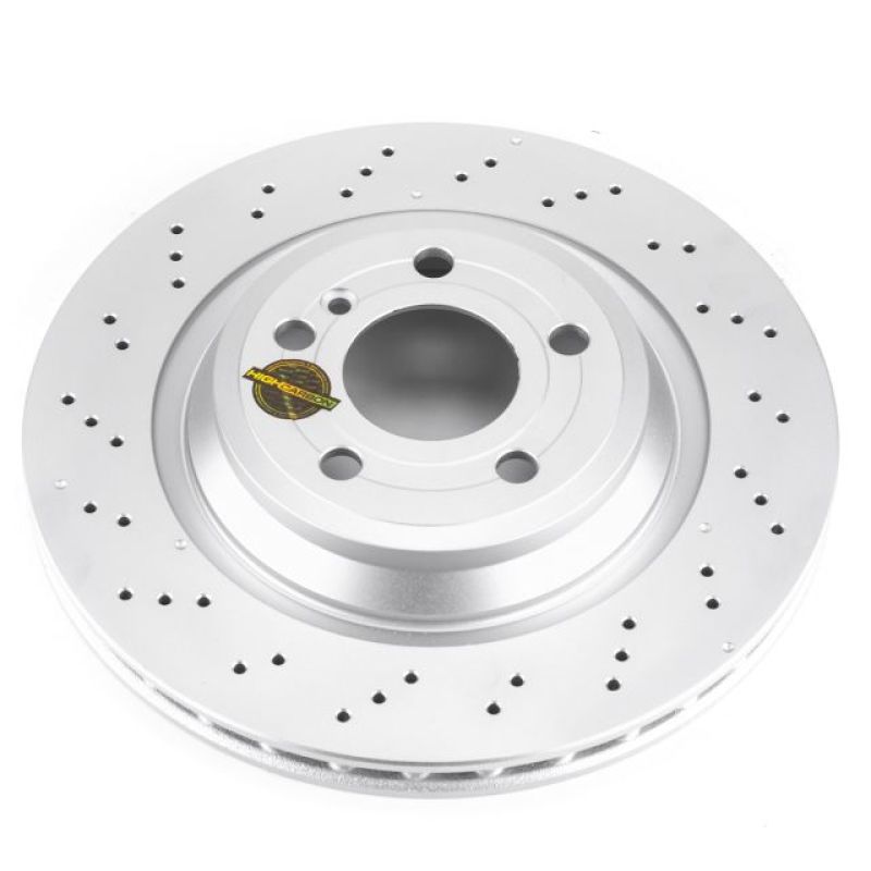 PowerStop 15-16 Mercedes-Benz SL400 rear Evolution high carbon cryo-coated brake rotor with geomet coating.