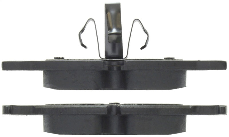 StopTech OE Street Touring rear brake pads for BMW 330 Series E90, showing the brake pad set with friction material and backing plates.