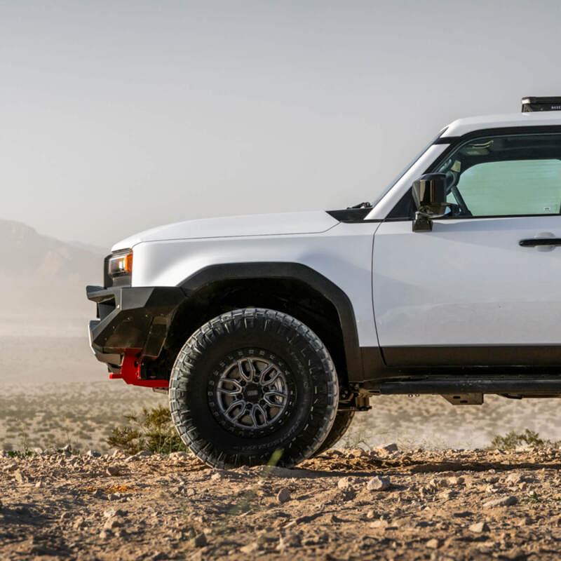 ARB Land Cruiser 250 Zenith winch bar, heavy-duty off-road winch accessory mounted on a Toyota Land Cruiser 250.