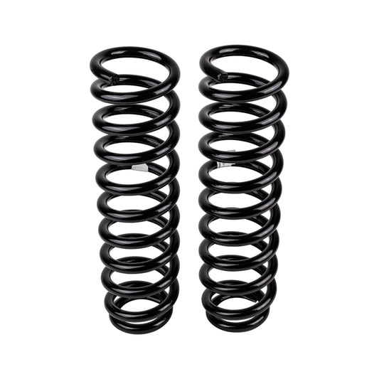 Old Man Emu ARB coilover front coil spring for Wk2 models, showing the black coil spring with metal coils and mounting ends.