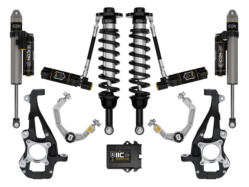 ICON 21-24 Ford F150 4WD 3.5-4.5in Stage 5 Suspension Sys Billet Uca