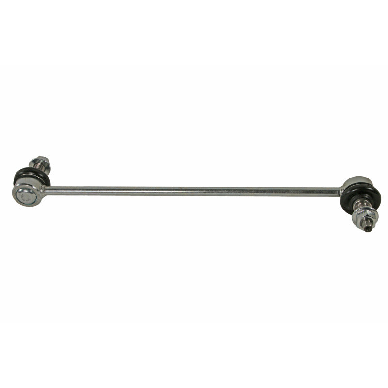 Moog front sway bar endlink for Kia Sorento 2016-2021, showing the durable metal sway bar link with mounting bushings.