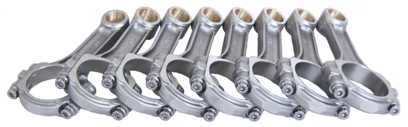 Eagle Ford 289/302 forged steel piston pin and I-beam connecting rods set for 8-cylinder engines, showing the piston pin and rods.