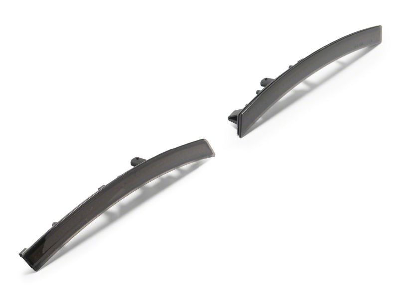 Smoked Raxiom 14-19 Chevrolet Corvette C7 Axial Series LED side markers showing sleek, smoked lens design on vehicle side