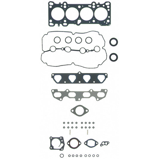 Fel-Pro Kia Rio HS 26315 PT-1 PermaTorque engine cylinder head gasket set with multiple gaskets laid out on a surface.