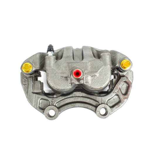 PowerStop front left OE brake caliper with bracket for Infiniti G35 2005-2007, designed for reliable stopping power.