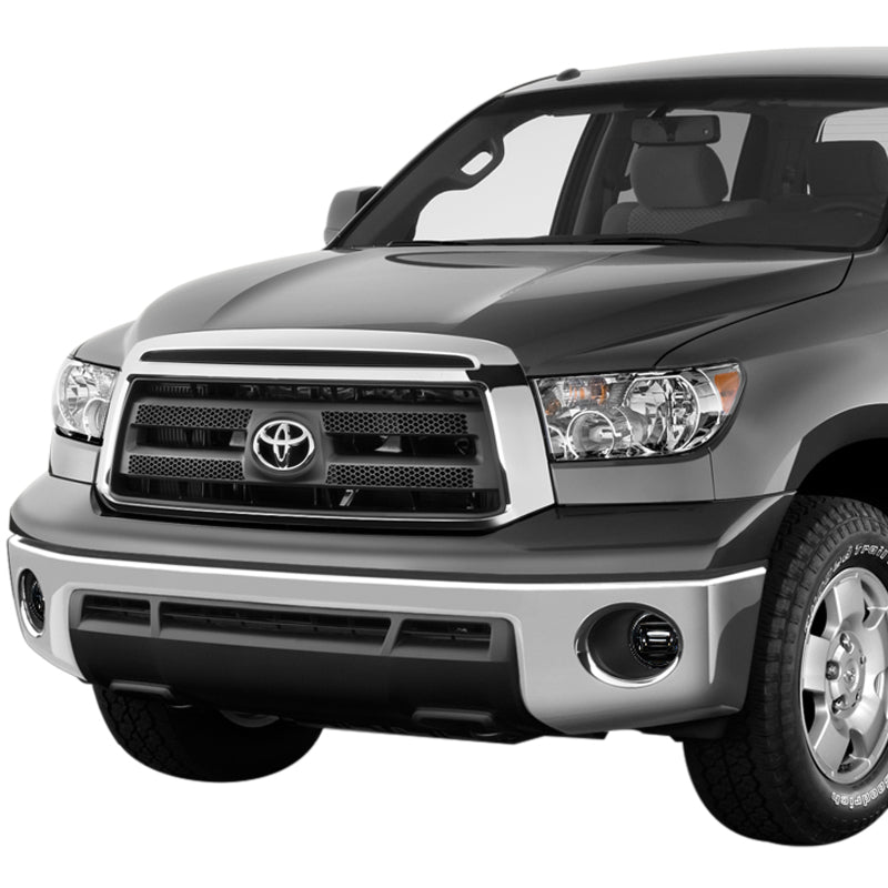 Pair of ORACLE Lighting high-powered LED fog lights with metal bumper mounts for Toyota Tundra 2007-2013, 6000K white light.