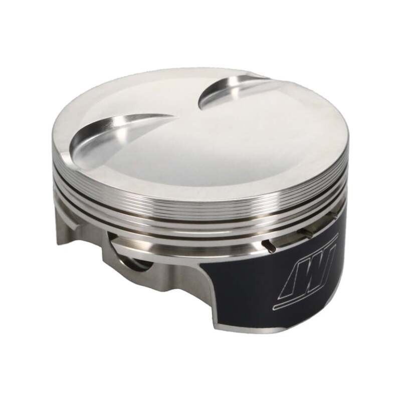 Wiseco forged Chevy LS piston with 4.030-inch bore and 3.900-inch stroke, featuring a .927 pin, displayed against a neutral background.