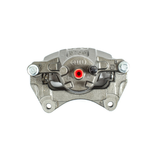 PowerStop OE front right brake caliper with bracket for Dodge Caliber 2007-2012, durable automotive brake component.