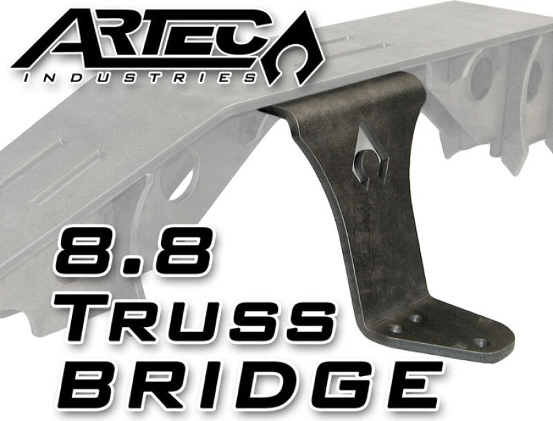 Artec Industries Ford/Mercury Explorer Mountaineer 8.8 Truss Bridge axle with durable steel construction and mounting hardware.
