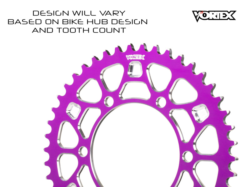Vortex Racing V4 47 Tooth 520 Sprocket Use w/ 3766 Front - Purple