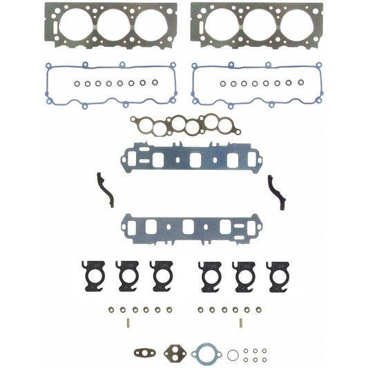 Fel-Pro Ford Ranger HS 9902 PT-4 PermaTorque engine cylinder head gasket set showing multiple gaskets and sealing surfaces.