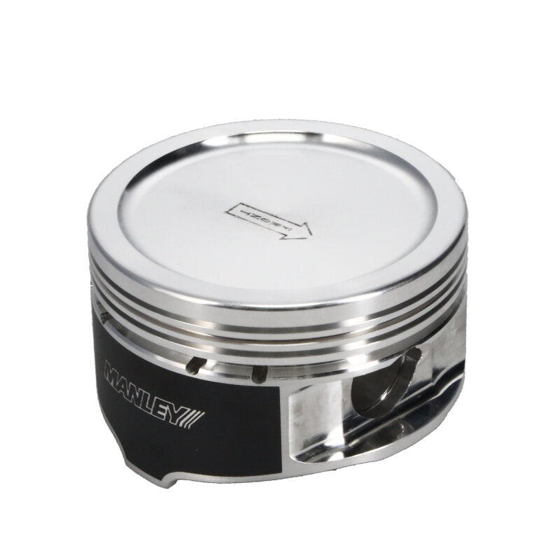 Manley Performance forged 4.6L Modular V8 piston set with 3.572-inch bore and 1.200-inch compression height, includes -11.00 CC pistons.