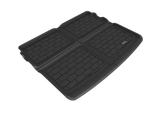 Black rubber cargo liner for 2021-2024 Ford Bronco Sport by 3D MAXpider, custom-fit floor mat with textured surface.