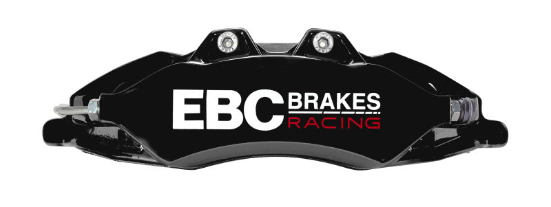 EBC Racing Black Apollo-6 front big brake kit with 380mm rotors and calipers for Nissan 400Z 2023+ vehicles.