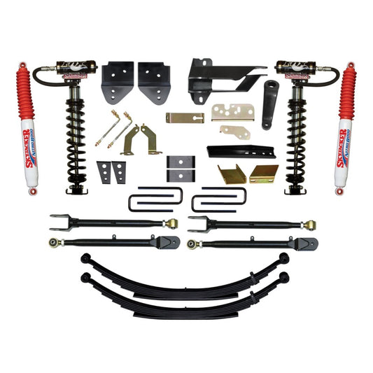 Skyjacker 8.5-inch coilovers for 2017 Ford F-250/F-350 4WD trucks, front suspension upgrade with heavy-duty coil springs