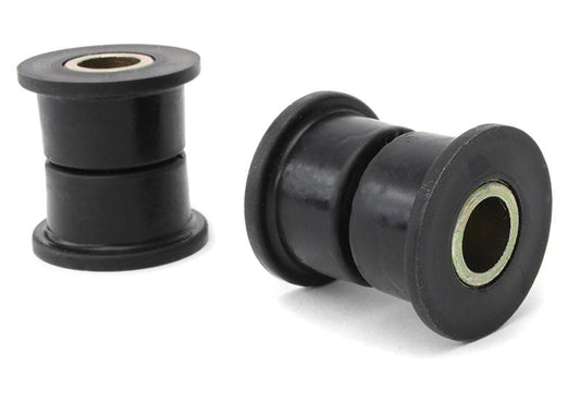 PERRIN Performance Subaru WRX/STI steering rack lockdown kit with bushings, shown installed on vehicle for improved stability.