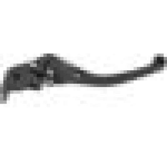 Black Vortex Racing H-L202 F25 long brake lever for motorcycle, showing sleek design and ergonomic shape.