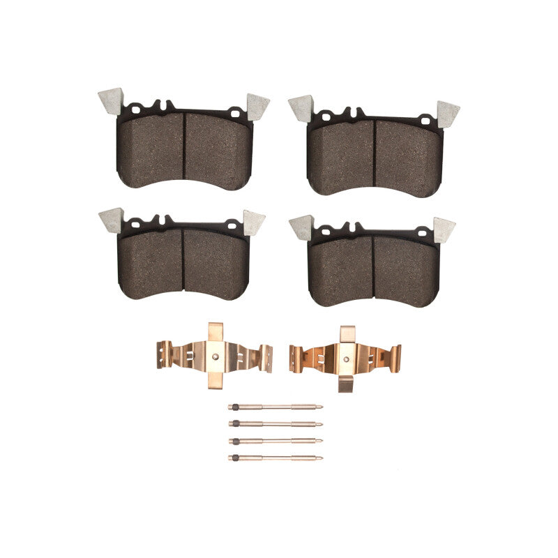 R1 Concepts Mercedes-Benz GLA45 AMG 2014-2019 front brake ceramic pads and hardware kit, OE quality, detailed view