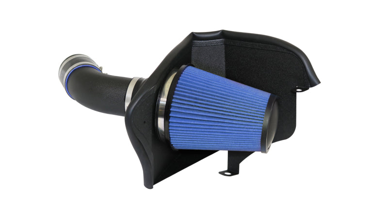 CORSA Performance Corsa Apex 12-17 Jeep Grand Cherokee SRT 6.4L MaxFlow 5 Cold Air Intake system installed in engine bay