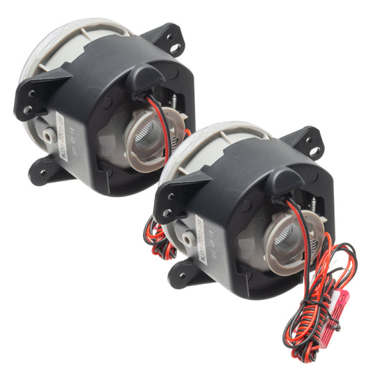 Oracle Lighting Jeep Wrangler JK fog lights with ColorSHIFT dynamic SMD LED design, featuring sleek, modern fog light assembly.
