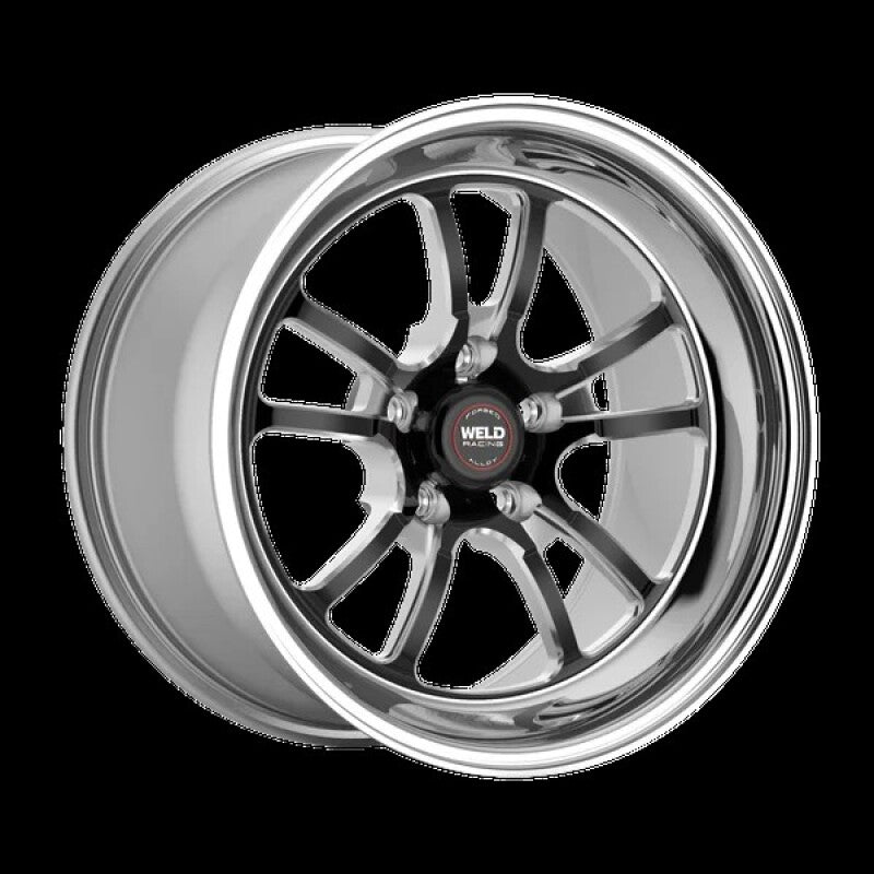 Weld S70 RT-S 15x10in / 5x120 BP / 7.5in. BS - Black Center - Polished Shell Wheel