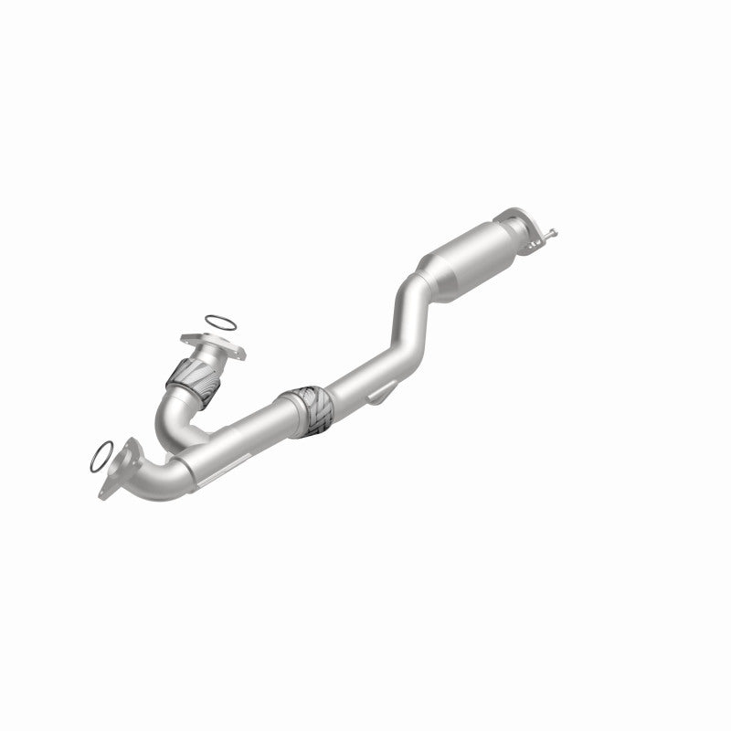 MagnaFlow catalytic converter for Nissan Murano 3.5L (2009-2014), direct fit exhaust component with metal body and inlet/outlet pipes.