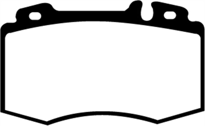 EBC Greenstuff front brake pads for Mercedes-Benz C230 W203 2.5 Sport Sedan, high-performance brake components.