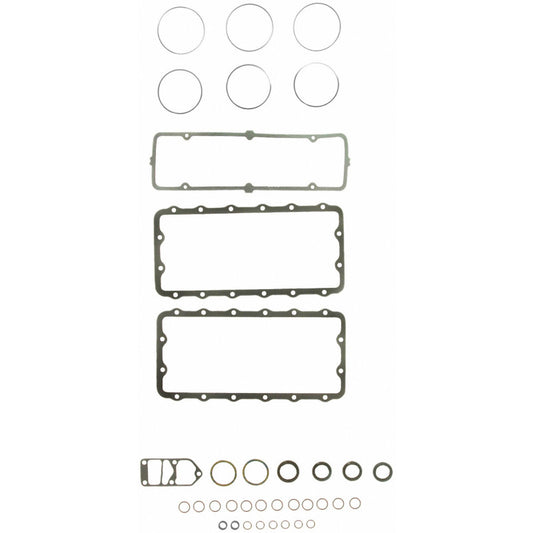 Fel-Pro HS 8177 S engine cylinder head gasket set showing multiple gaskets and seals for vehicle engine repair.