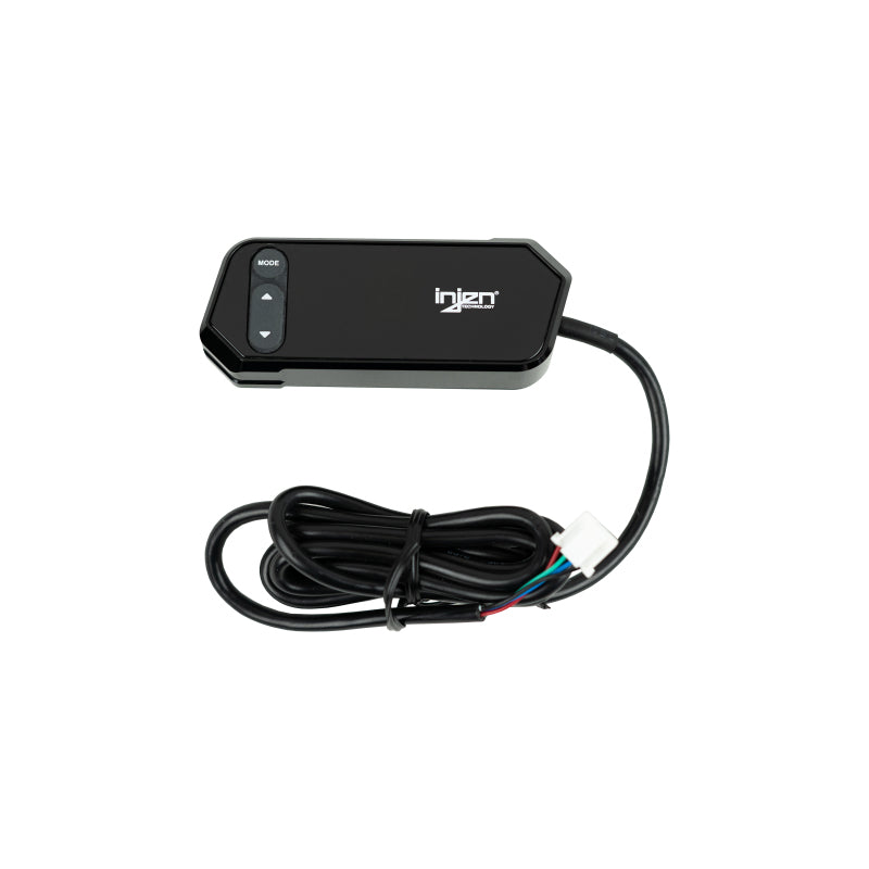 Injen Black Edition X-Pedal Pro throttle controller for 2008-2015 Mitsubishi Lancer and Evo X, featuring black finish and control interface.