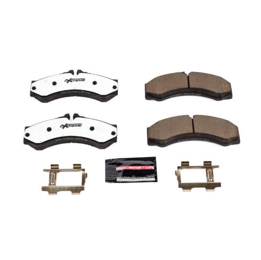 PowerStop Z36 brake pads for Dodge Sprinter 2500, front or rear, with hardware, designed for truck and tow performance.