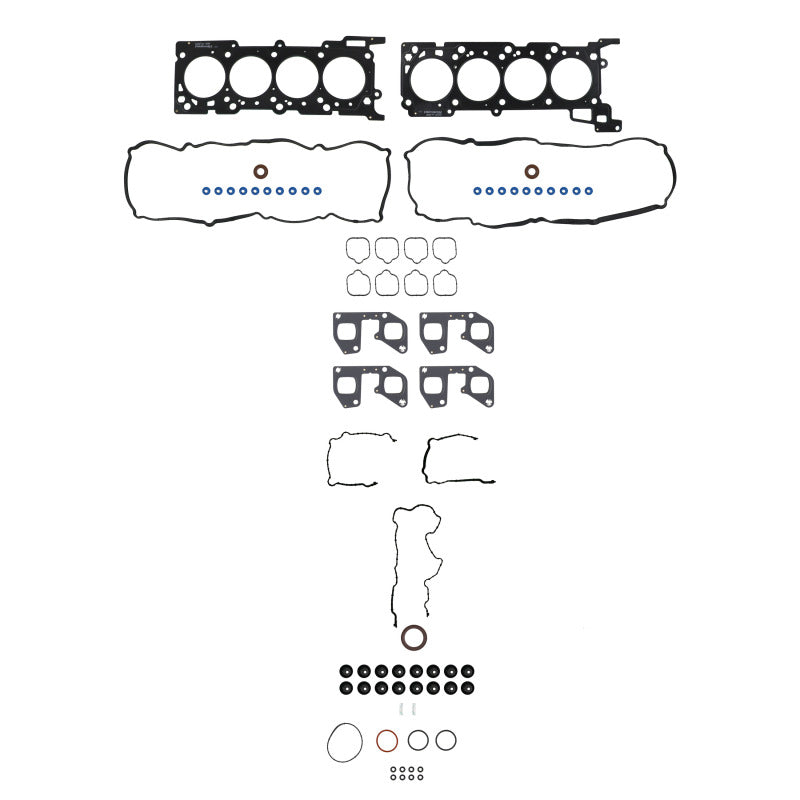 Fel-Pro Ford F-250 Super Duty HS 26682 PT-1 PermaTorque engine cylinder head gasket set showing gaskets and components.