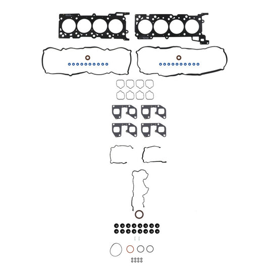Fel-Pro Ford F-250 Super Duty HS 26682 PT-1 PermaTorque engine cylinder head gasket set showing gaskets and components.