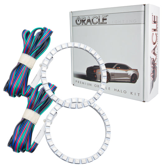 Oracle Chevrolet Suburban 2011-2014 LED fog light halo kit with ColorSHIFT, featuring vibrant, customizable halo lighting for fog lights.