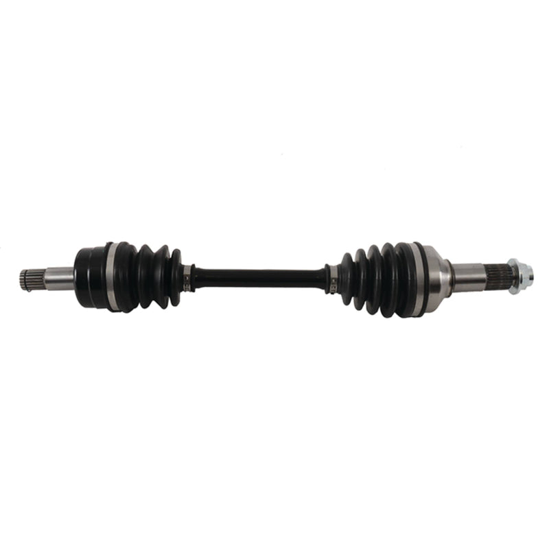 All Balls Racing boxed axle for control arms, showing a close-up of the durable metal axle component.