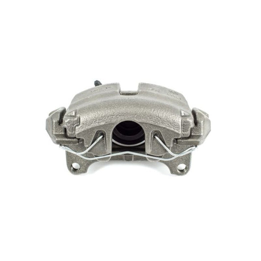 PowerStop OE front right brake caliper with bracket for Audi TT 2008-2009, showing the black caliper and mounting hardware.