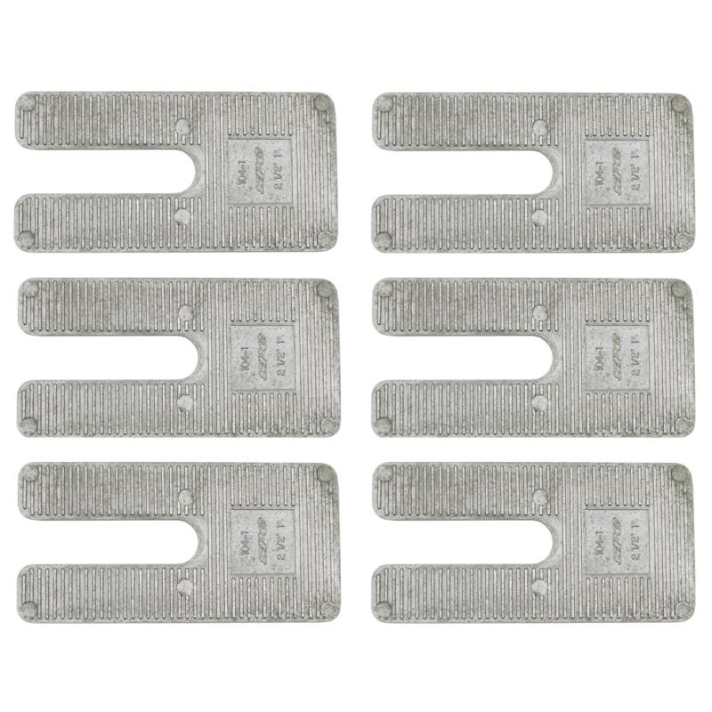 Moog 5-inch long wedge caster change kit with 1/2 degree adjustment for vehicle suspension alignment.