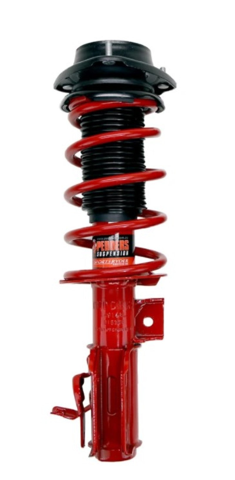 Pedders EziFit SportsRyder front right shock and spring kit for 2013+ Subaru BRZ, twin tube 25mm suspension components.